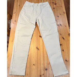 Vintage Beige Levi's 512 Slim Fit Tapered Leg 10 M High Rise Y2K